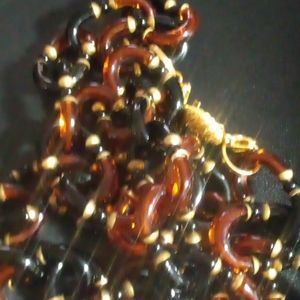 Chanel 1960 Murano glass necklace 24"